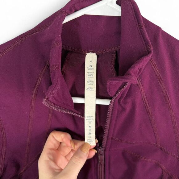 Lululemon Women’s Define Jacket Marvel Purple Size 4 - Picture 5 of 8